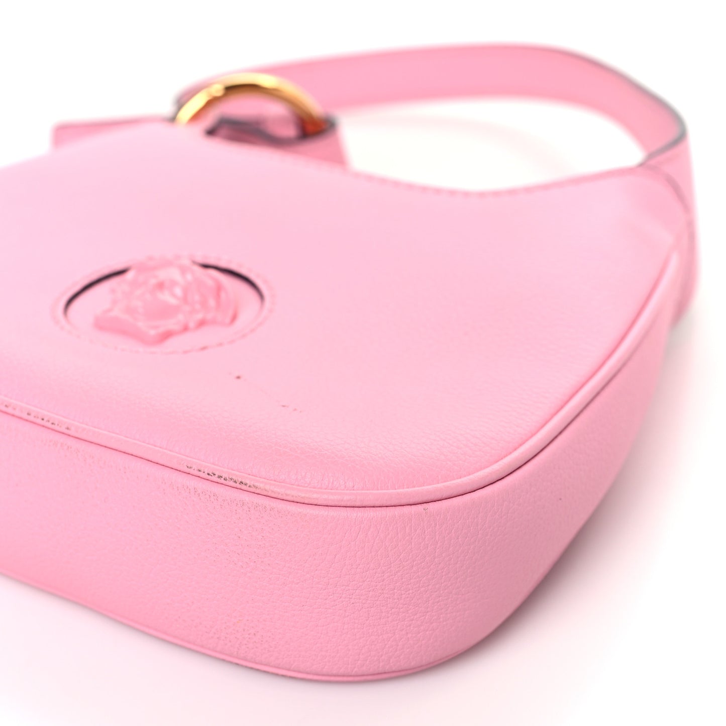 Calfskin La Medusa Small Hobo Crossbody Pink