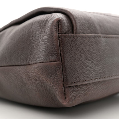 Chanel Caviar Large CC Tuck Tote Brown 9 of 10