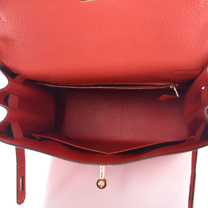 Hermes Togo Retourne Kelly 28 Geranium 8 of 37