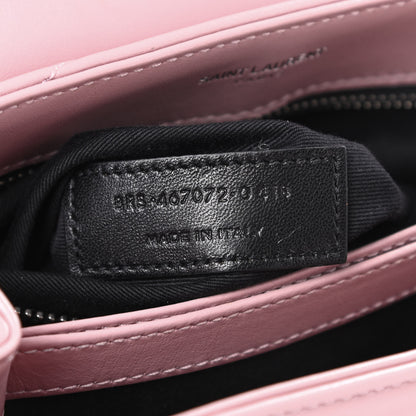 Saint Laurent Calfskin Y Quilted Monogram Toy Loulou Crossbody Bag Tender Pink 7 of 11