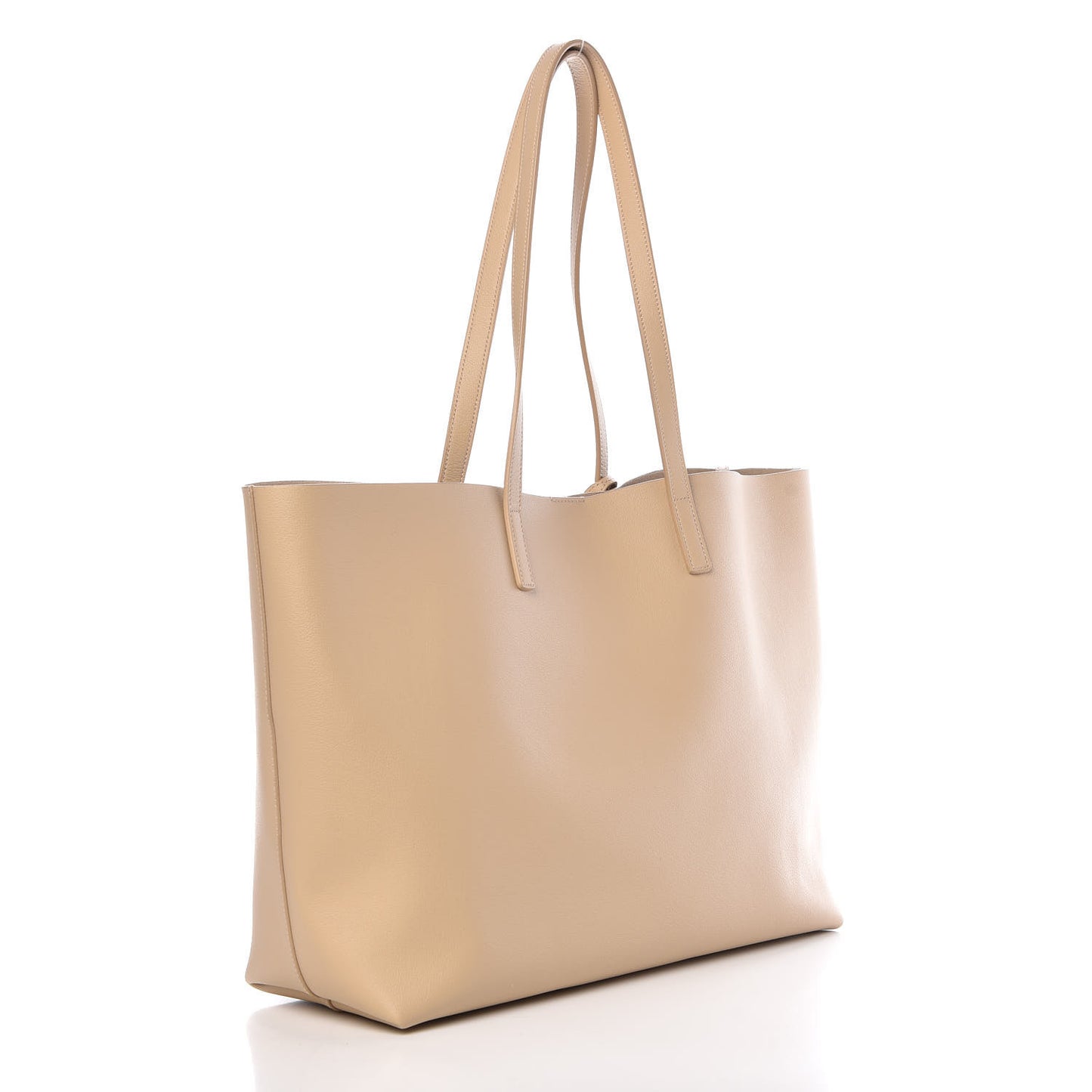 Calfskin Large Shopping Tote Natural