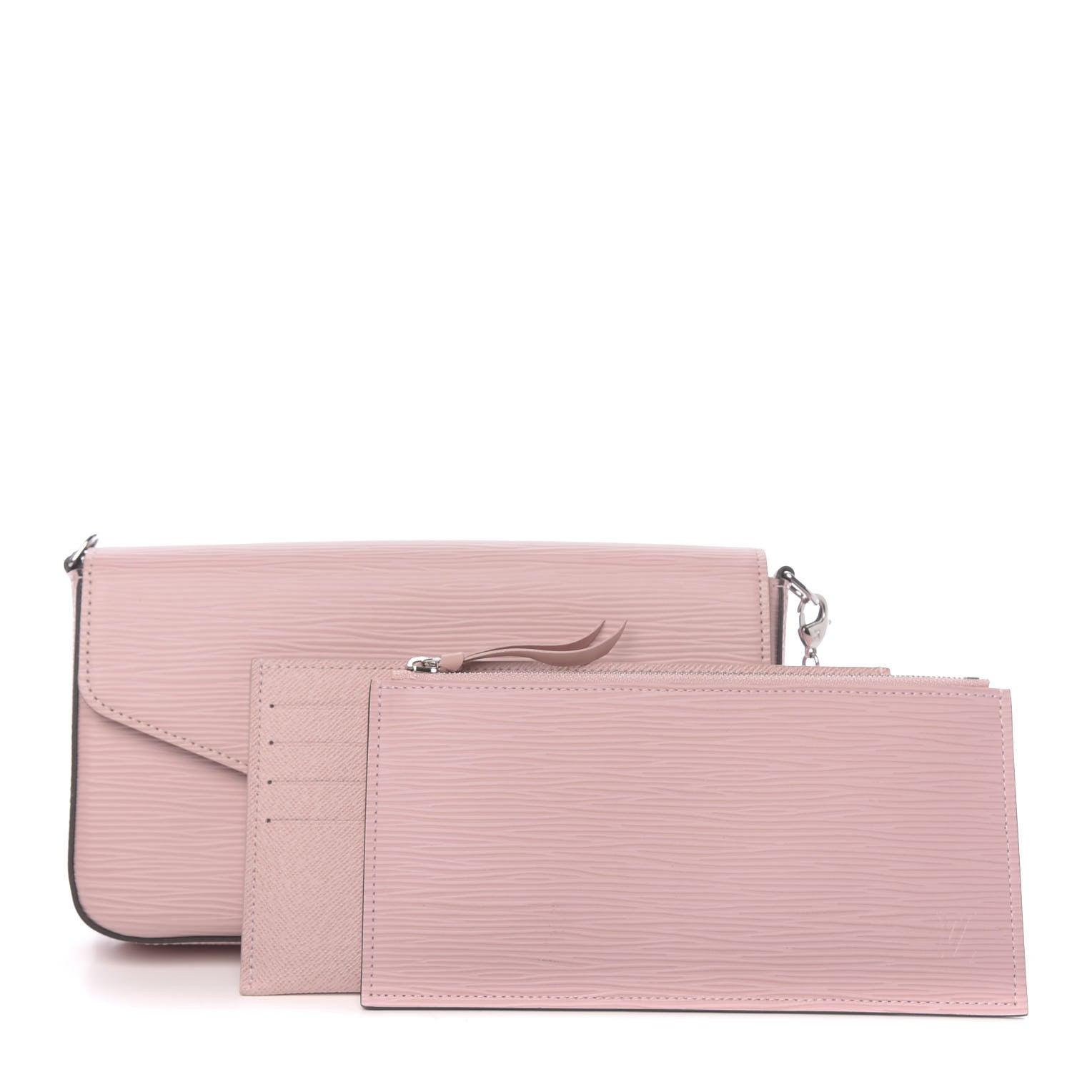 Louis Vuitton Epi Pochette Felicie Rose Ballerine 2 of 10