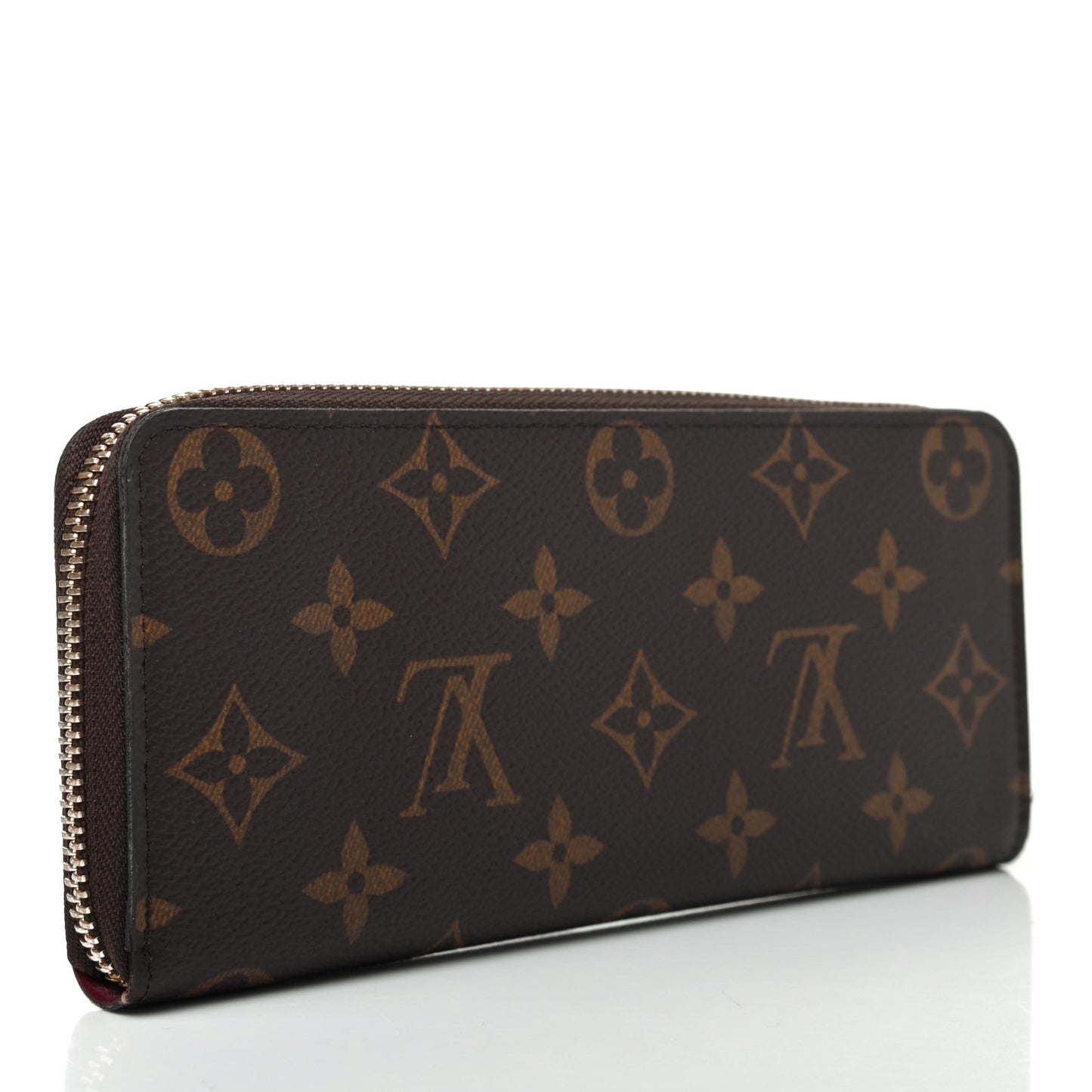 Monogram Clemence Wallet Fuchsia