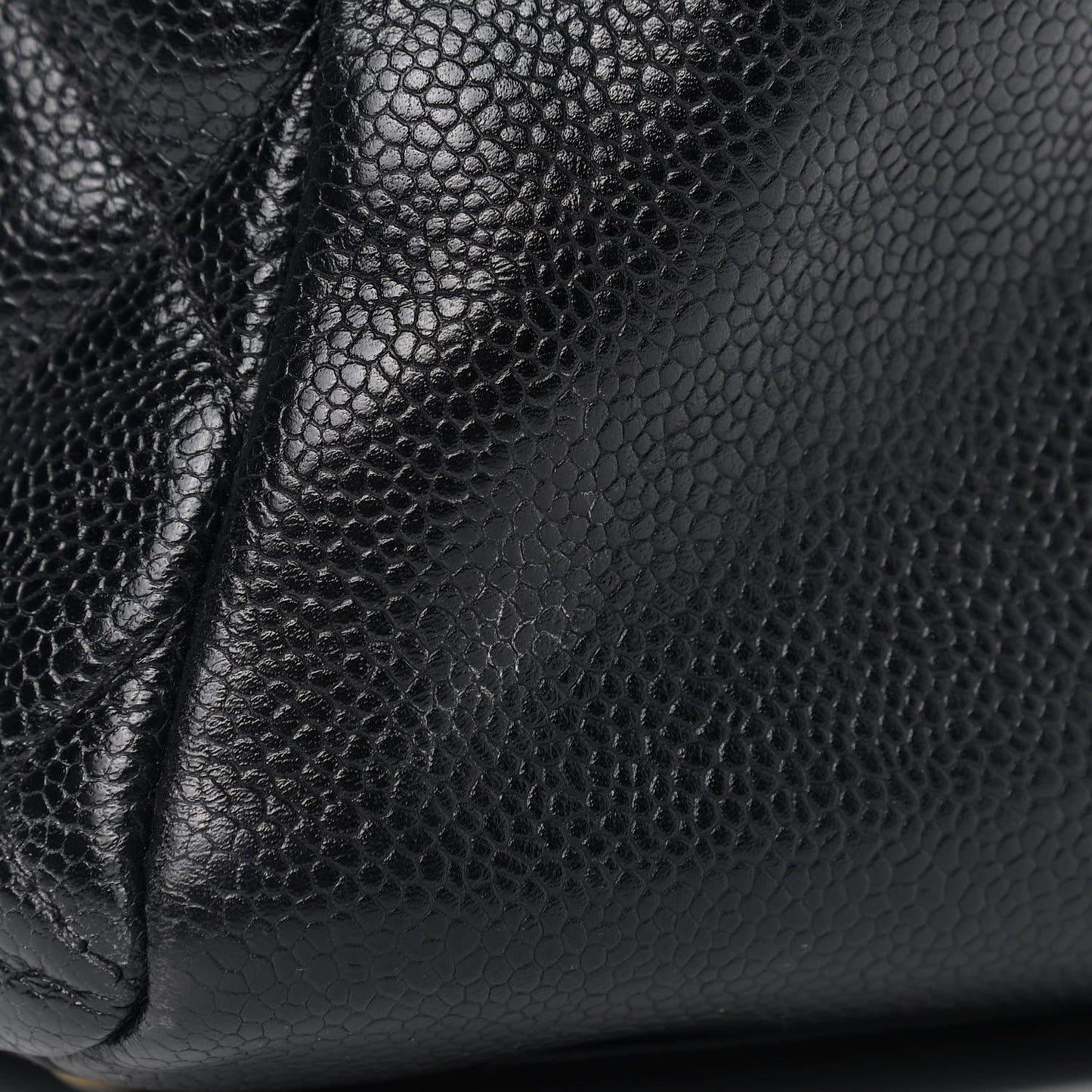 Caviar Quilted Petit Timeless Tote PTT Black