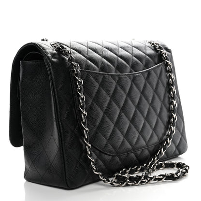 Chanel Caviar Quilted Maxi Double Flap Black 3 of 10
