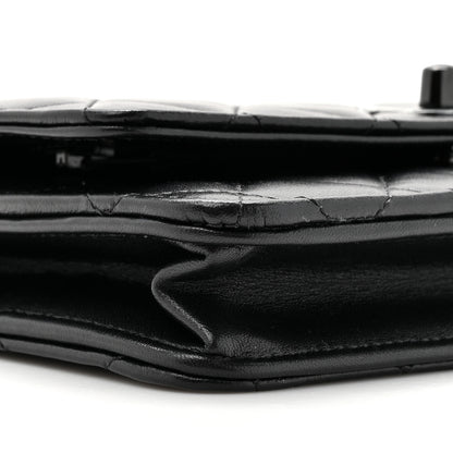 Chanel Lambskin Quilted Trendy CC Wallet On Chain WOC So Black 11 of 11