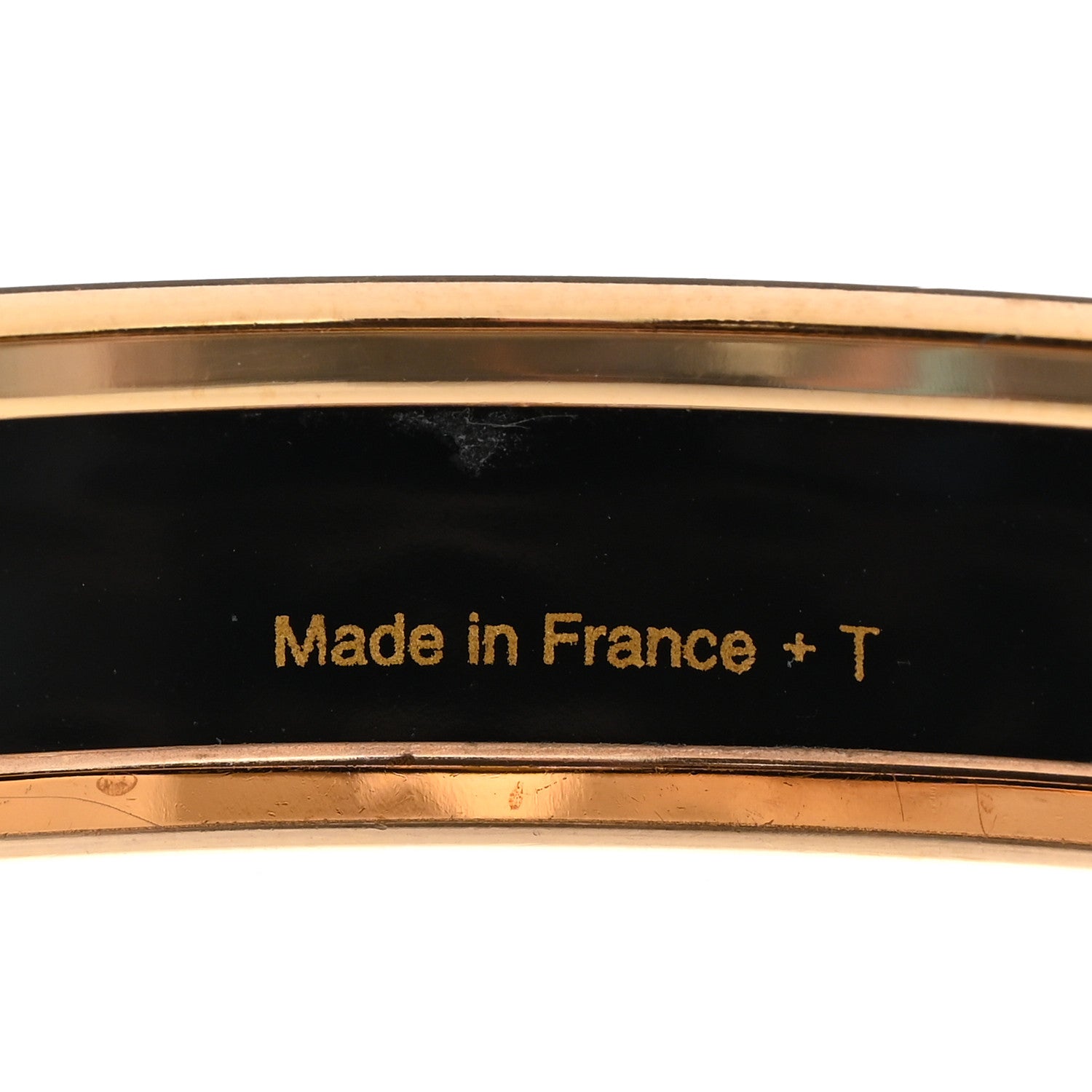 Hermes Enamel Printed Narrow Coaching Bracelet 70 5 of 5