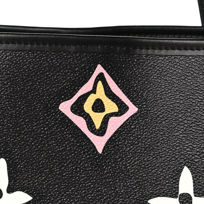 Louis Vuitton Monogram Giant Wild At Heart Neverfull MM Black 9 of 10