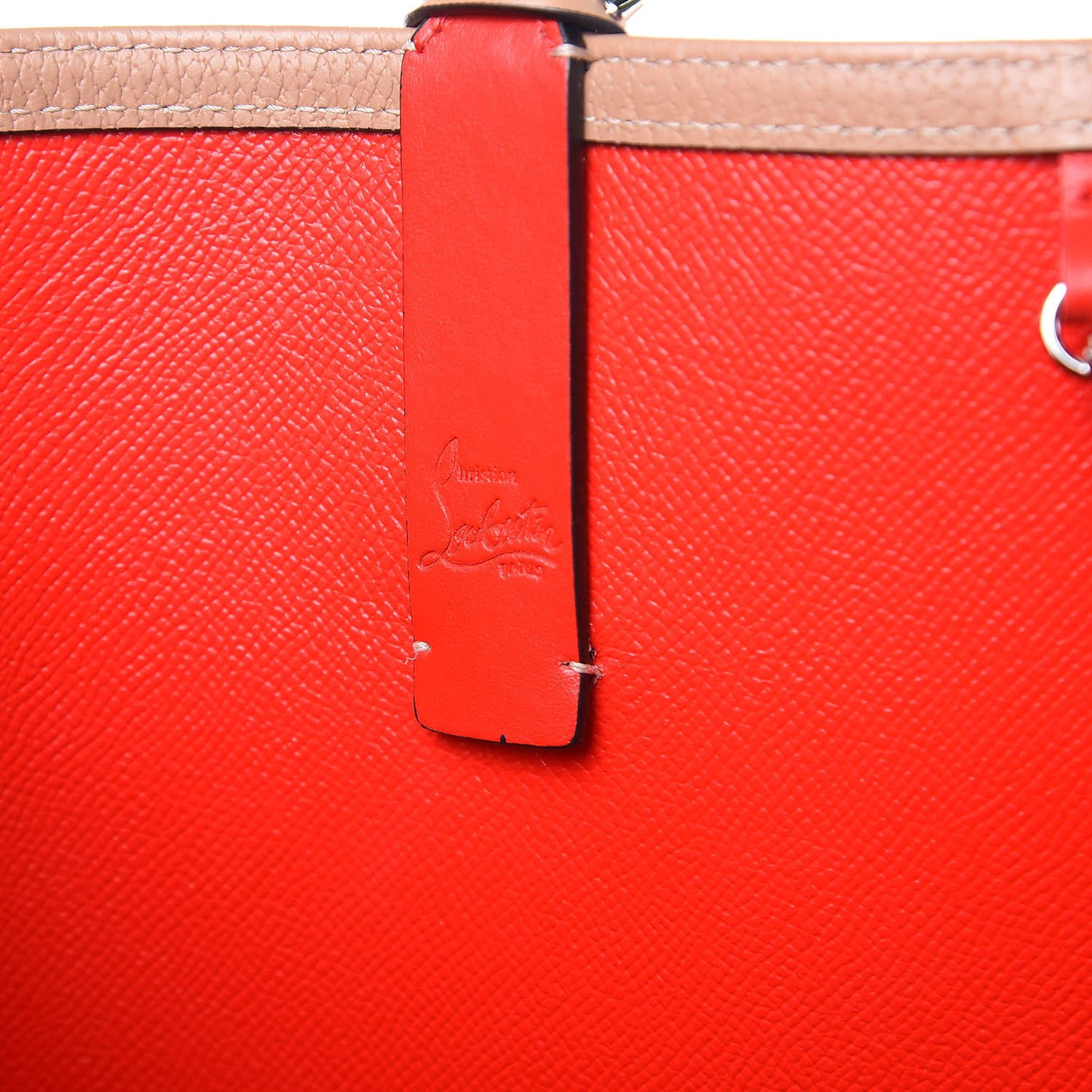 Calfskin Spikes East West Cabata Tote Nude