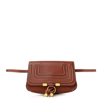 Chloe Calfskin Marcie Convertible Belt Bag Brown 1 of 10