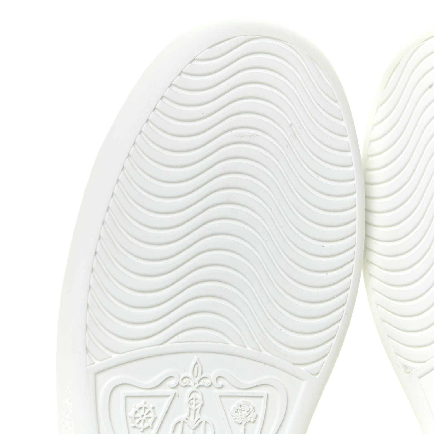 Gucci Calfskin Interlocking G Perforated Womens Ace Sneakers 36 White Hibiscus Red 7 of 11