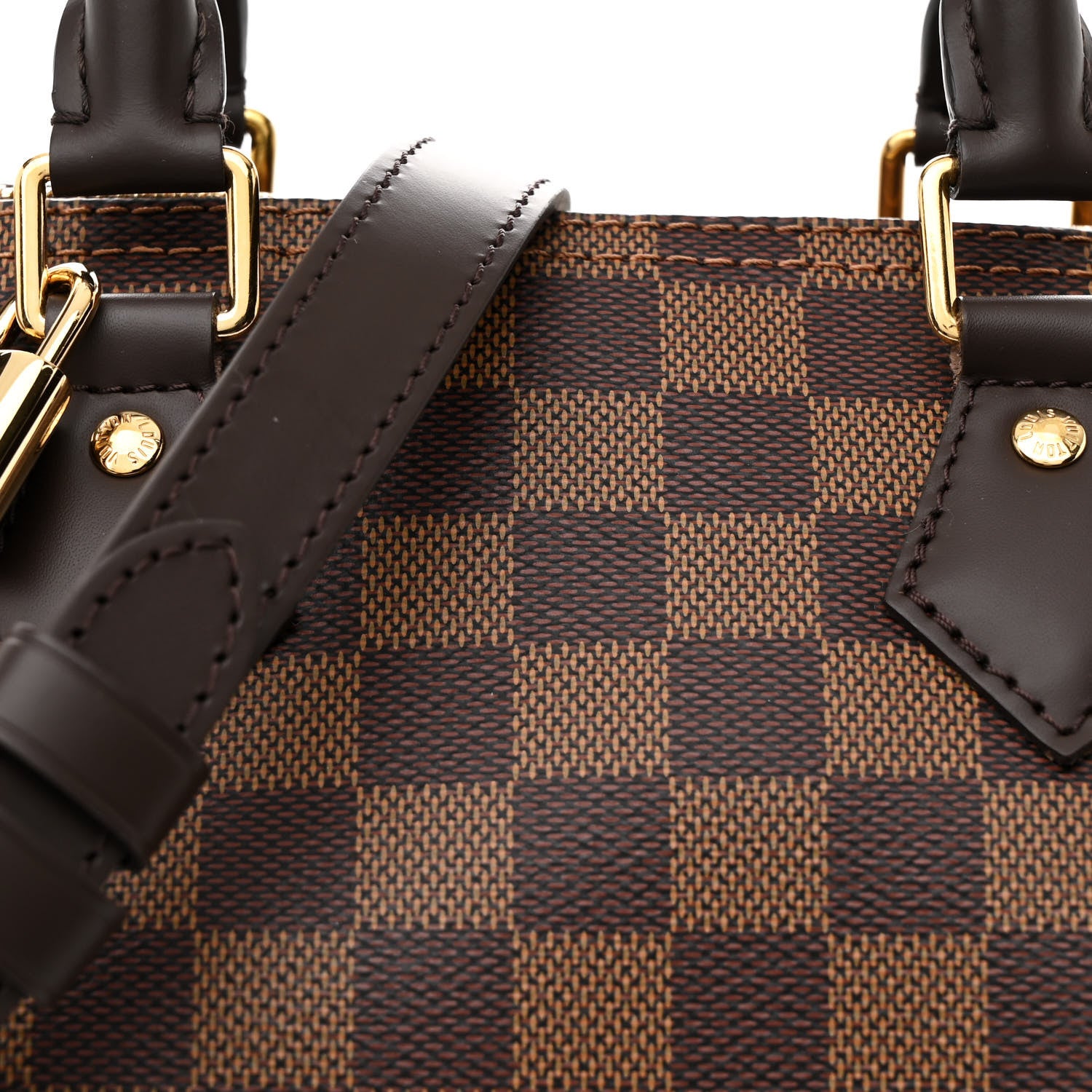 Louis Vuitton Damier Ebene Speedy Bandouliere 25 7 of 10