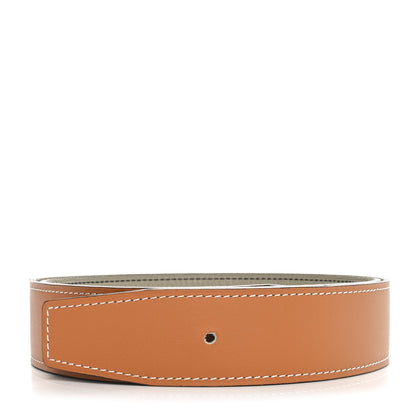 Hermes Swift Epsom 32mm Belt Strap 80 32 Gold Etoupe 1 of 5
