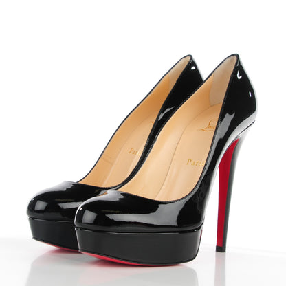 Christian Louboutin Patent Bianca 140 Pumps 39 Black 3 of 8