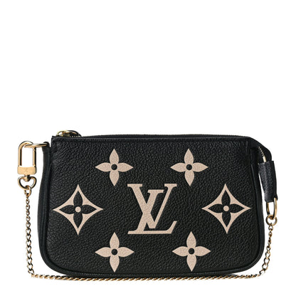 Louis Vuitton Empreinte Monogram Giant Mini Pochette Accessories Black 1 of 9