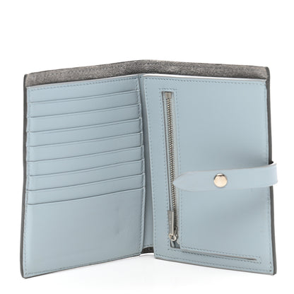 Celine Grained Calfskin Medium Multifunction Strap Wallet Pebble Mineral 5 of 9