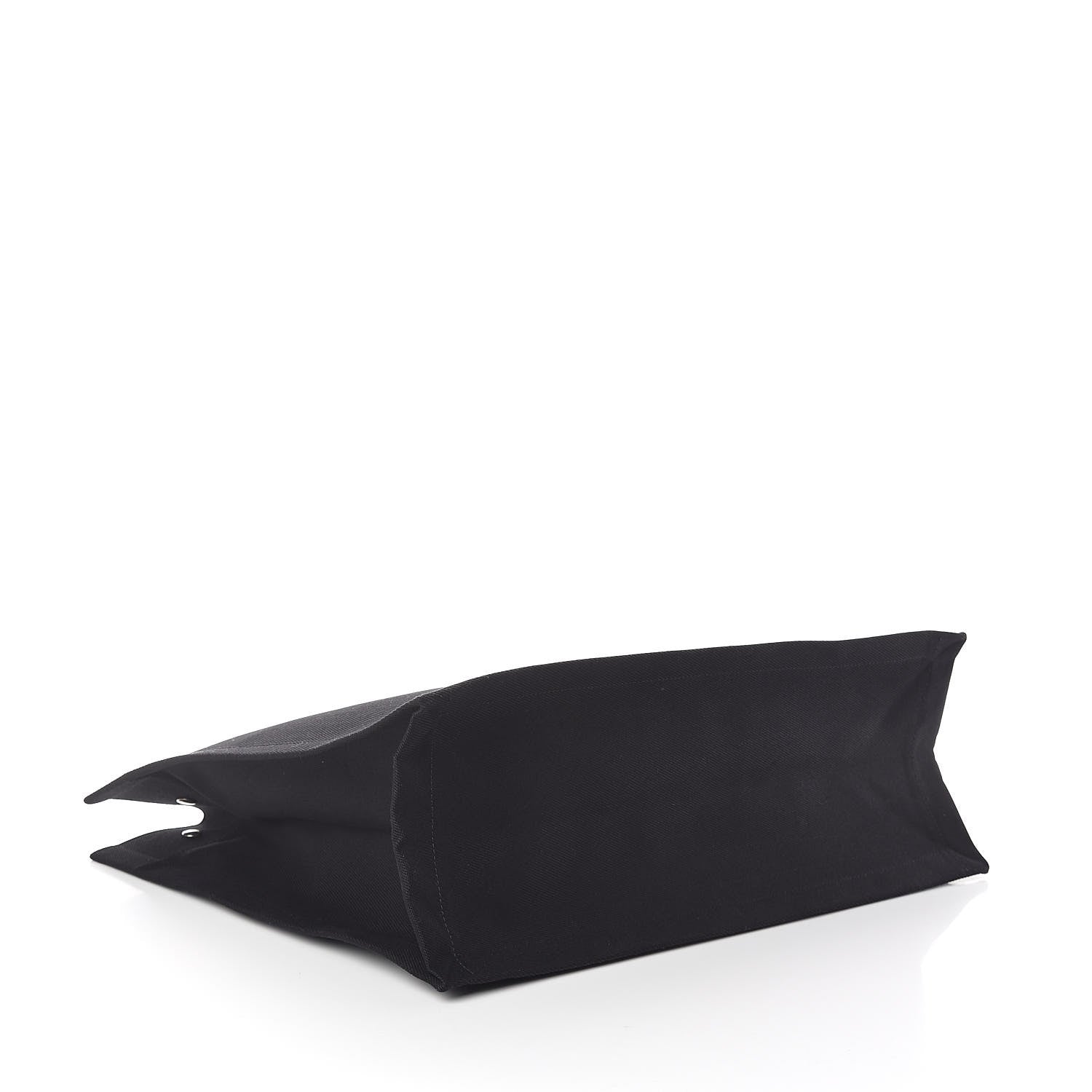 Saint Laurent Linen Calfskin Rive Gauche Tote Black 4 of 9