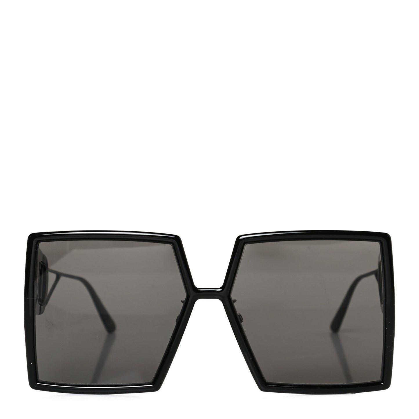 Square 30 Montaigne Sunglasses Black