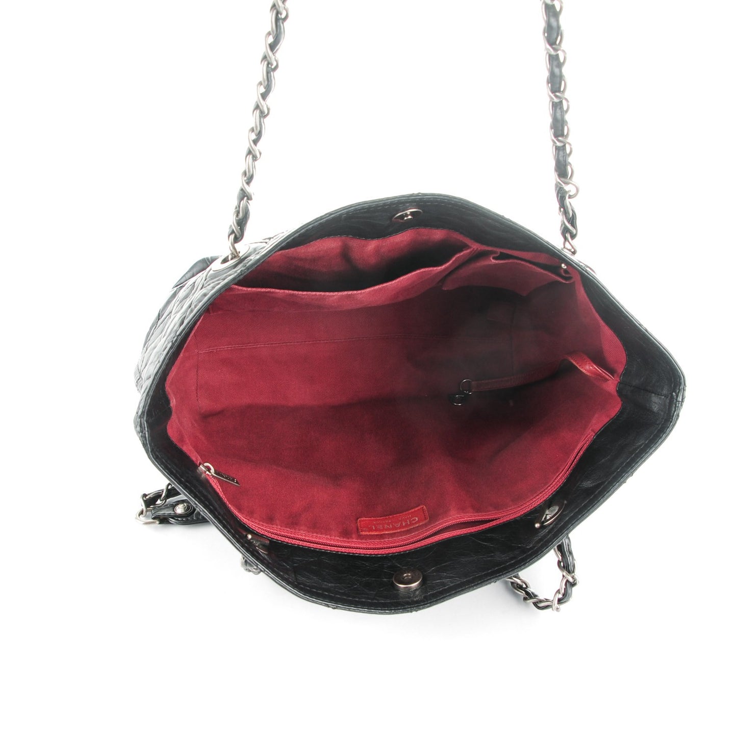 Calfskin Small Shopping In Moscow Tote Black