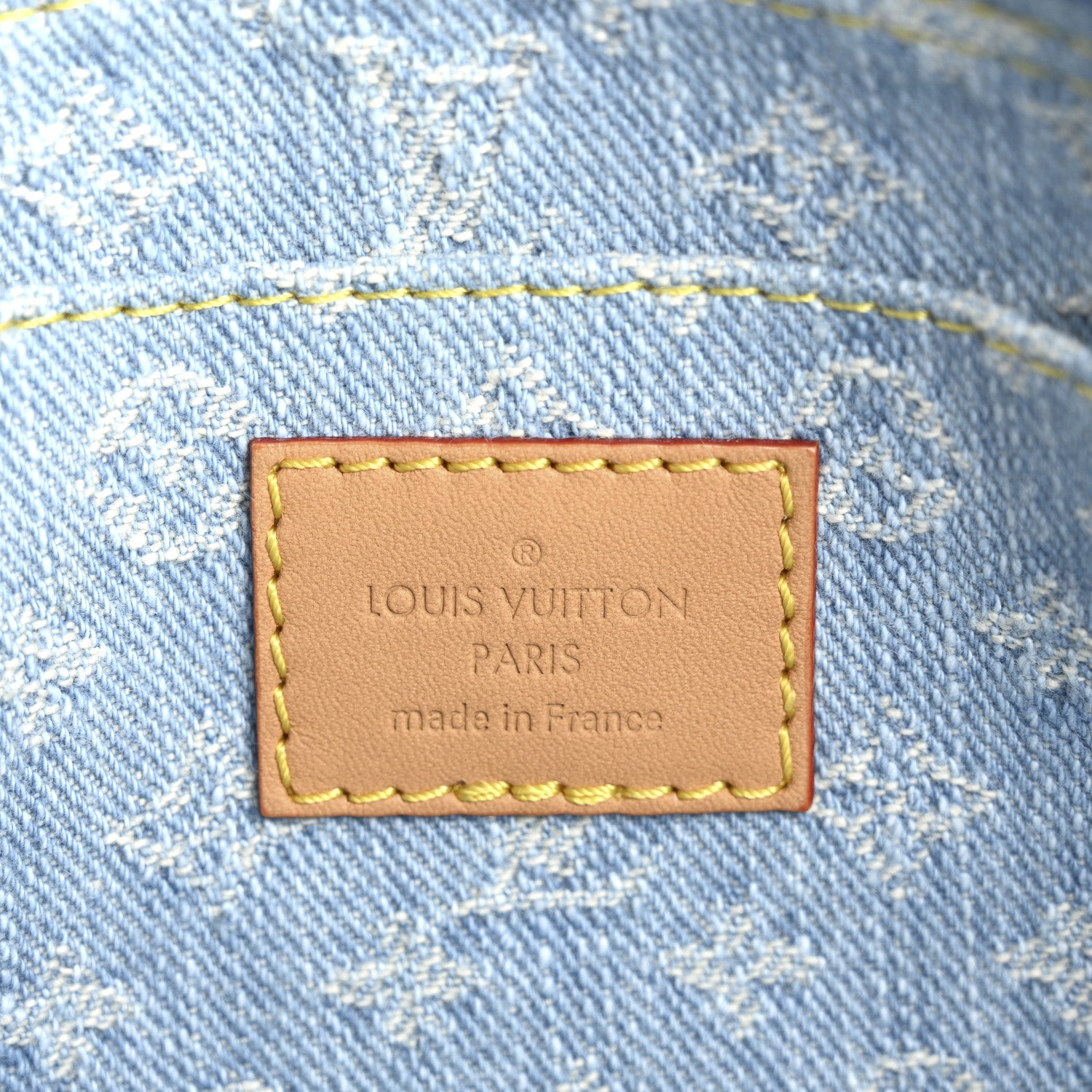 Louis Vuitton Denim Monogram Pochette Cosmetique PM Sky Blue 6 of 8