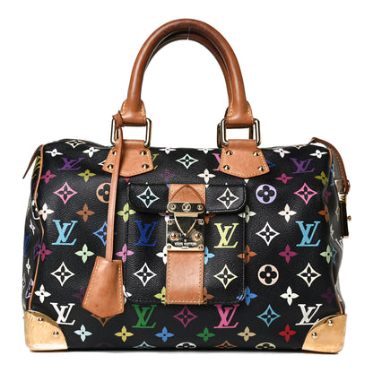 Louis Vuitton Monogram Multicolor Speedy 30 Black 1 of 15