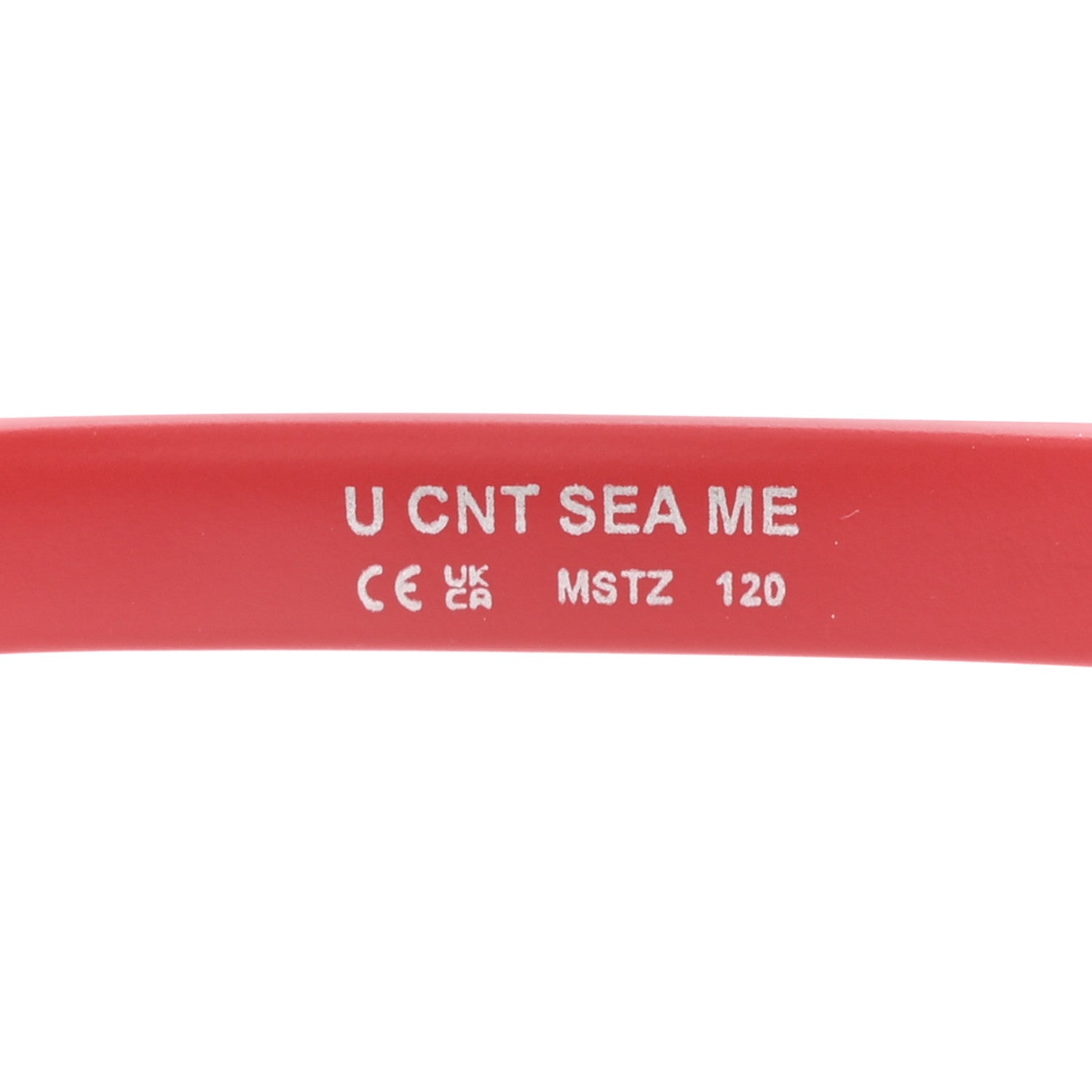 Chrome Hearts U Cnt Sea Me Sunglasses Red 6 of 8
