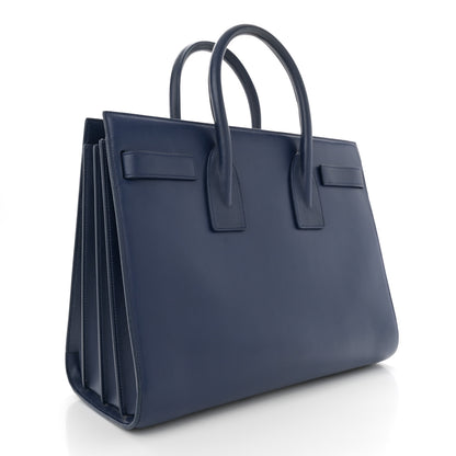 Saint Laurent Calfskin Small Sac De Jour Blue Majorelle 3 of 14
