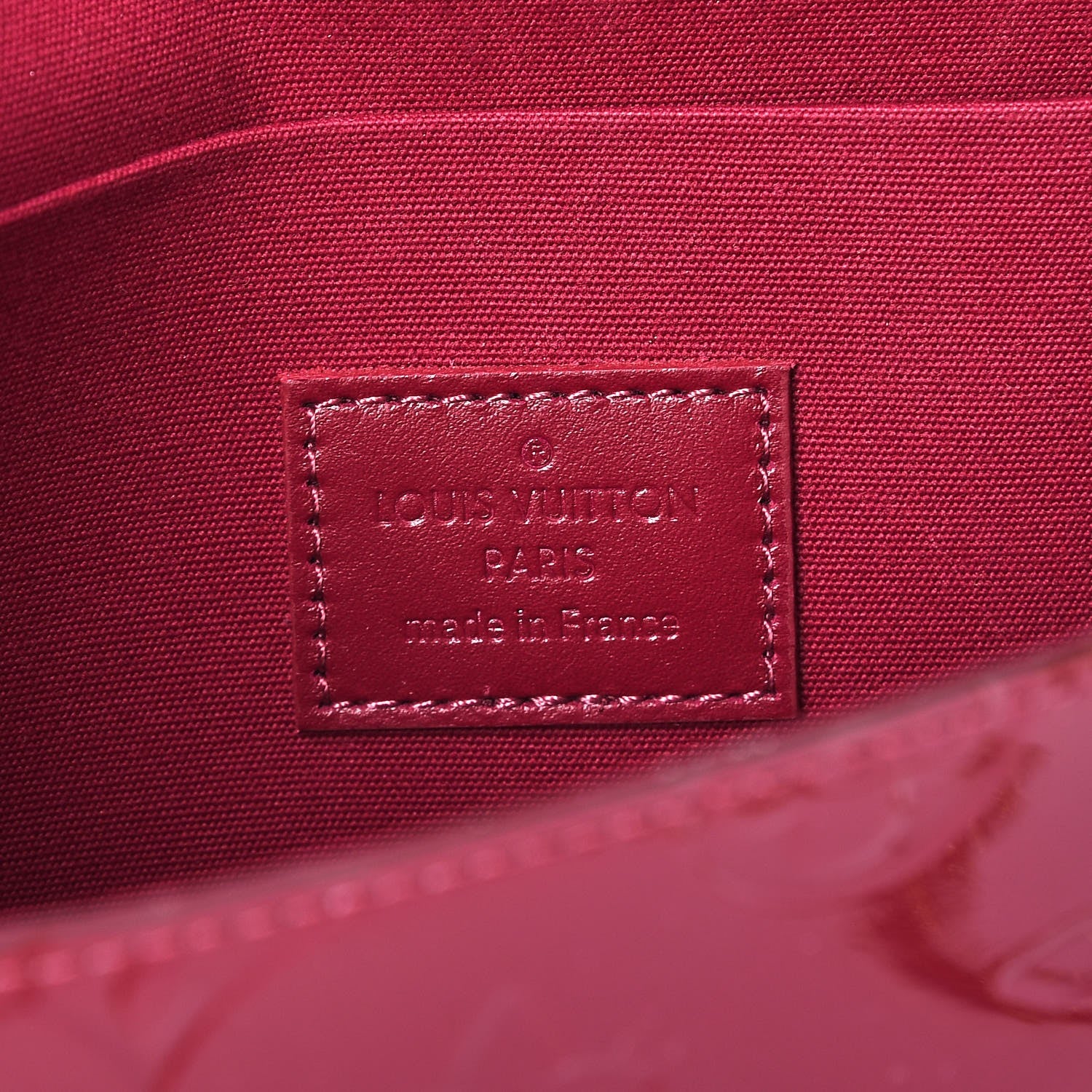 Louis Vuitton Vernis Felicie Chain Wallet Magenta 10 of 11