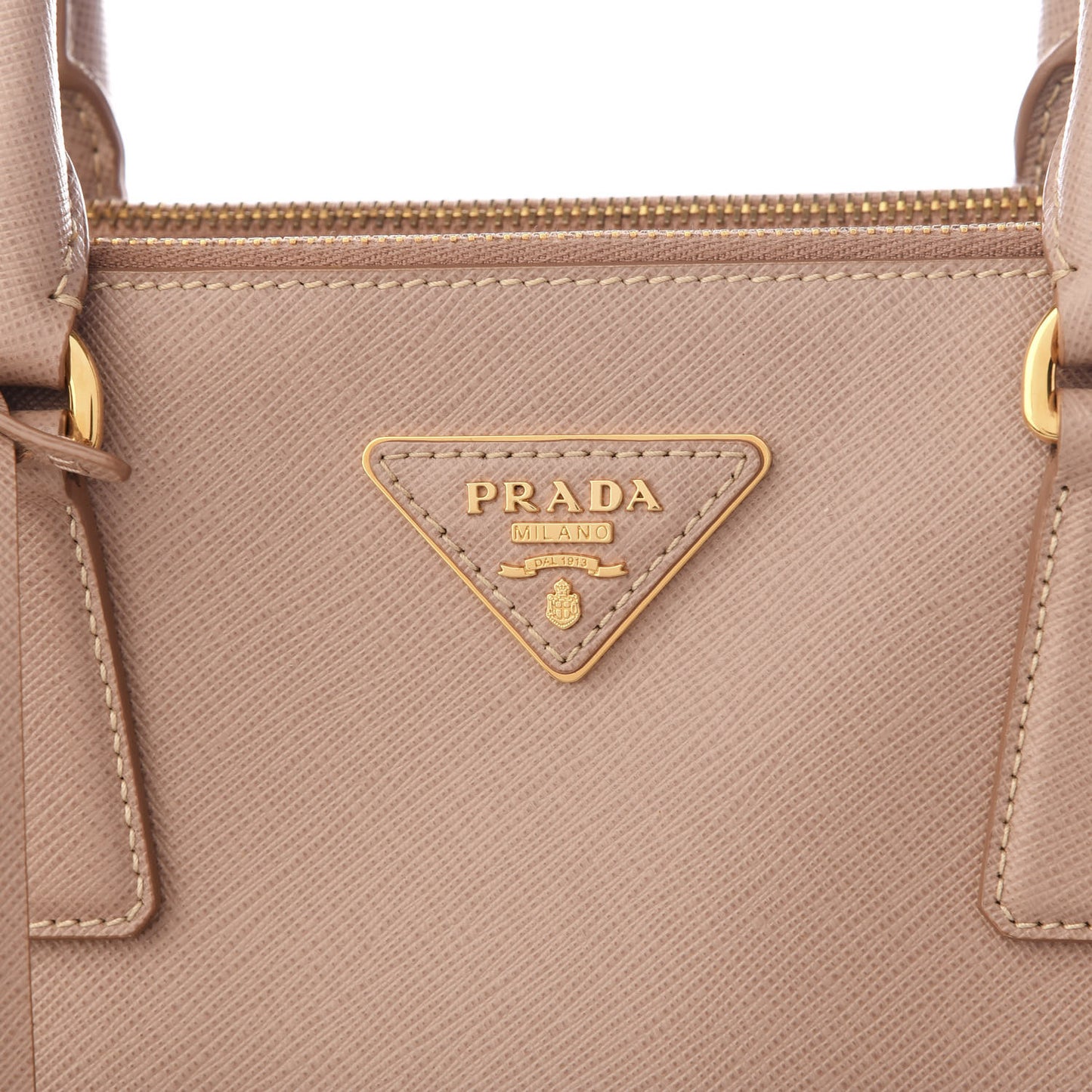 Saffiano Small Galleria Double Zip Tote Cammeo