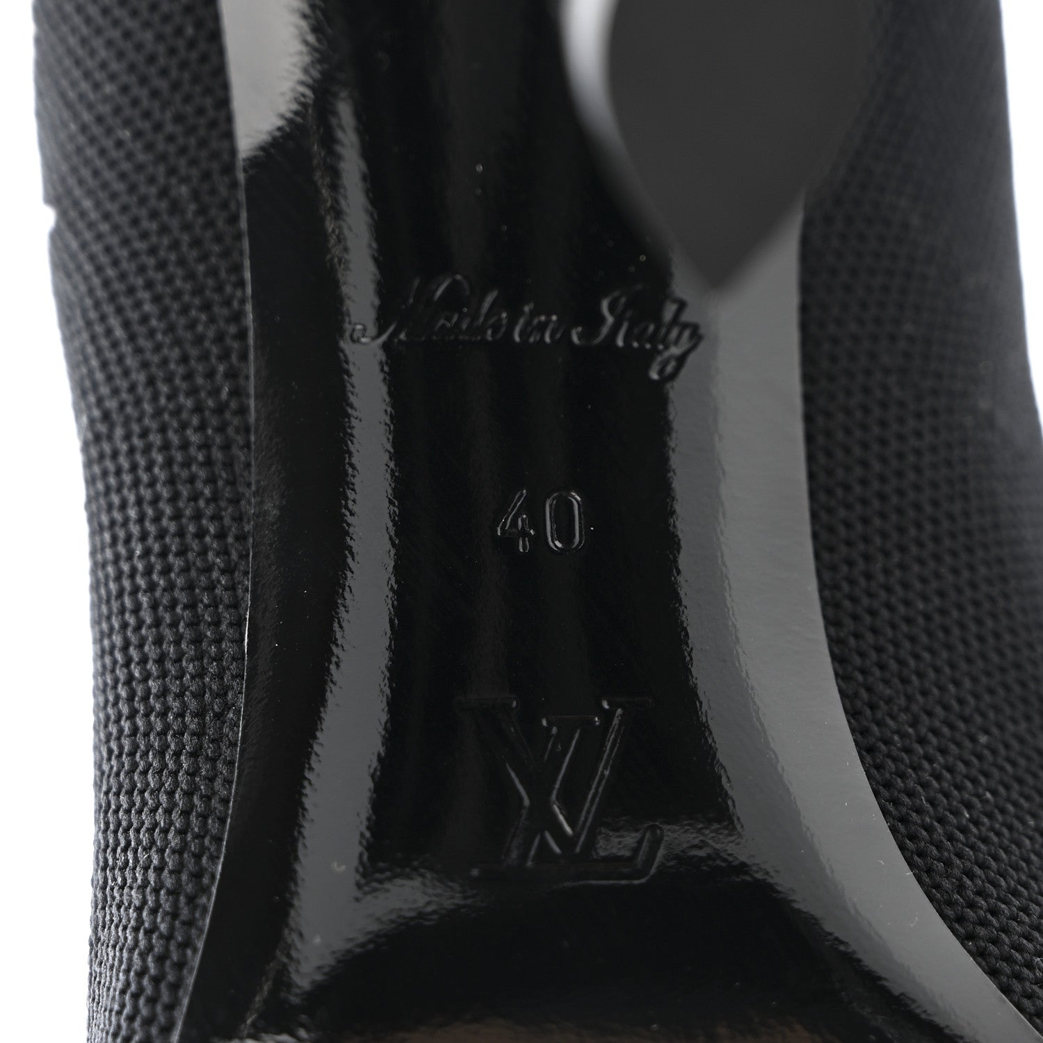 Louis Vuitton Stretch Fabric Silhouette Ankle Boots 40 Black 6 of 8