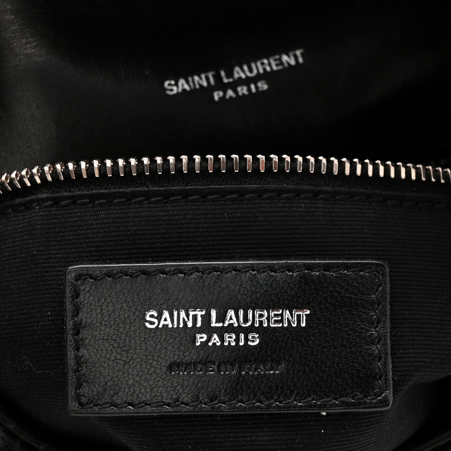 Saint Laurent Lambskin Quilted Toy Loulou Puffer Monogram Chain Satchel Black 6 of 11