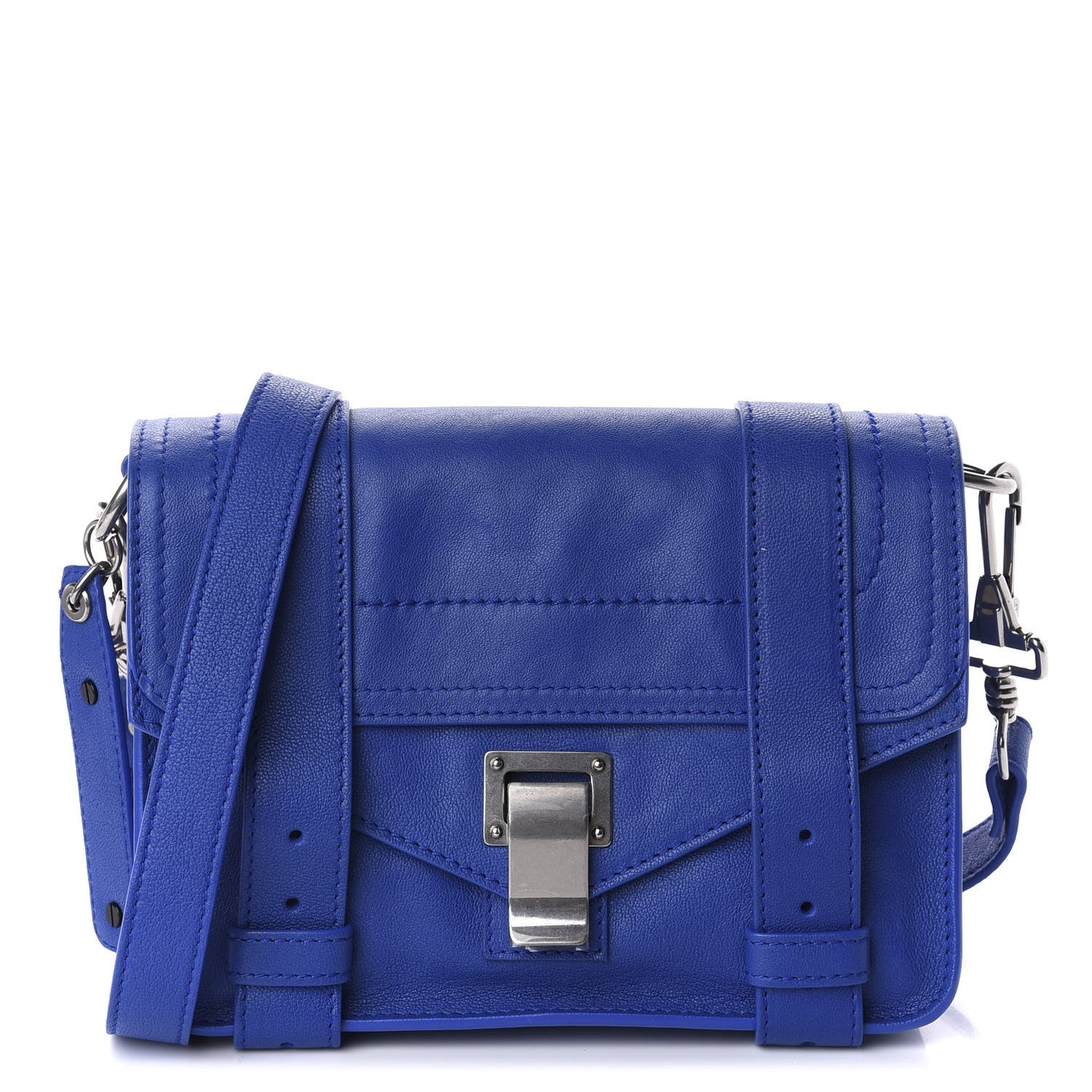 Lambskin PS1 Mini Pouch Messenger Memphis Blue