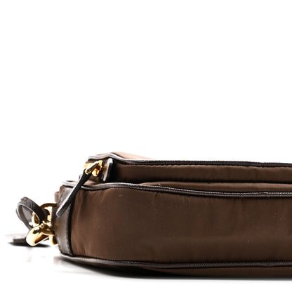 Prada Re-Nylon Saffiano Mini Shoulder Bag Sienna 8 of 9