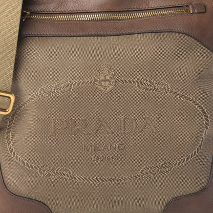 Prada Jacquard Logo Crossbody Corda Bruciato 10 of 10