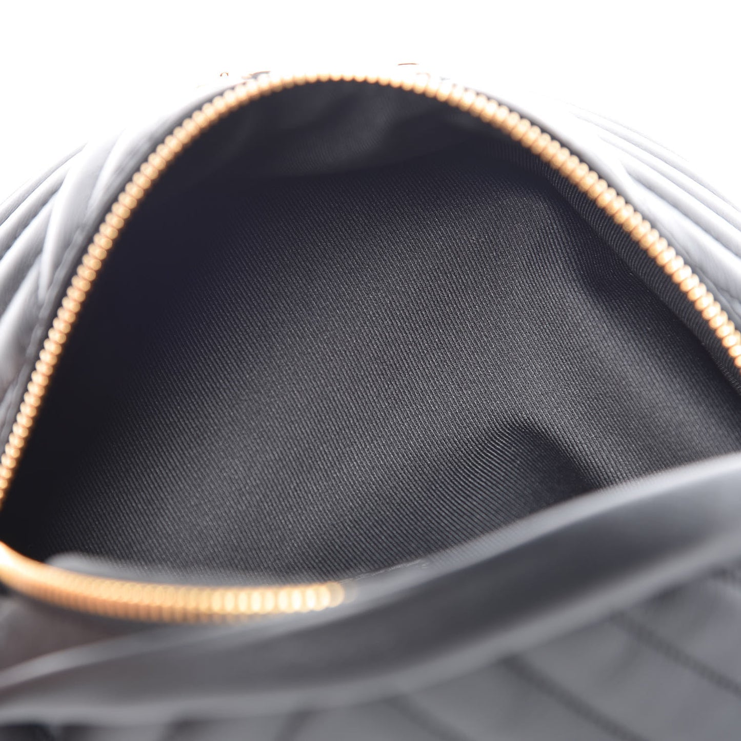 Calfskin Quilted New Wave Bumbag Black