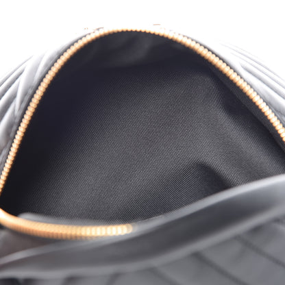 Louis Vuitton Calfskin Quilted New Wave Bumbag Black 5 of 9