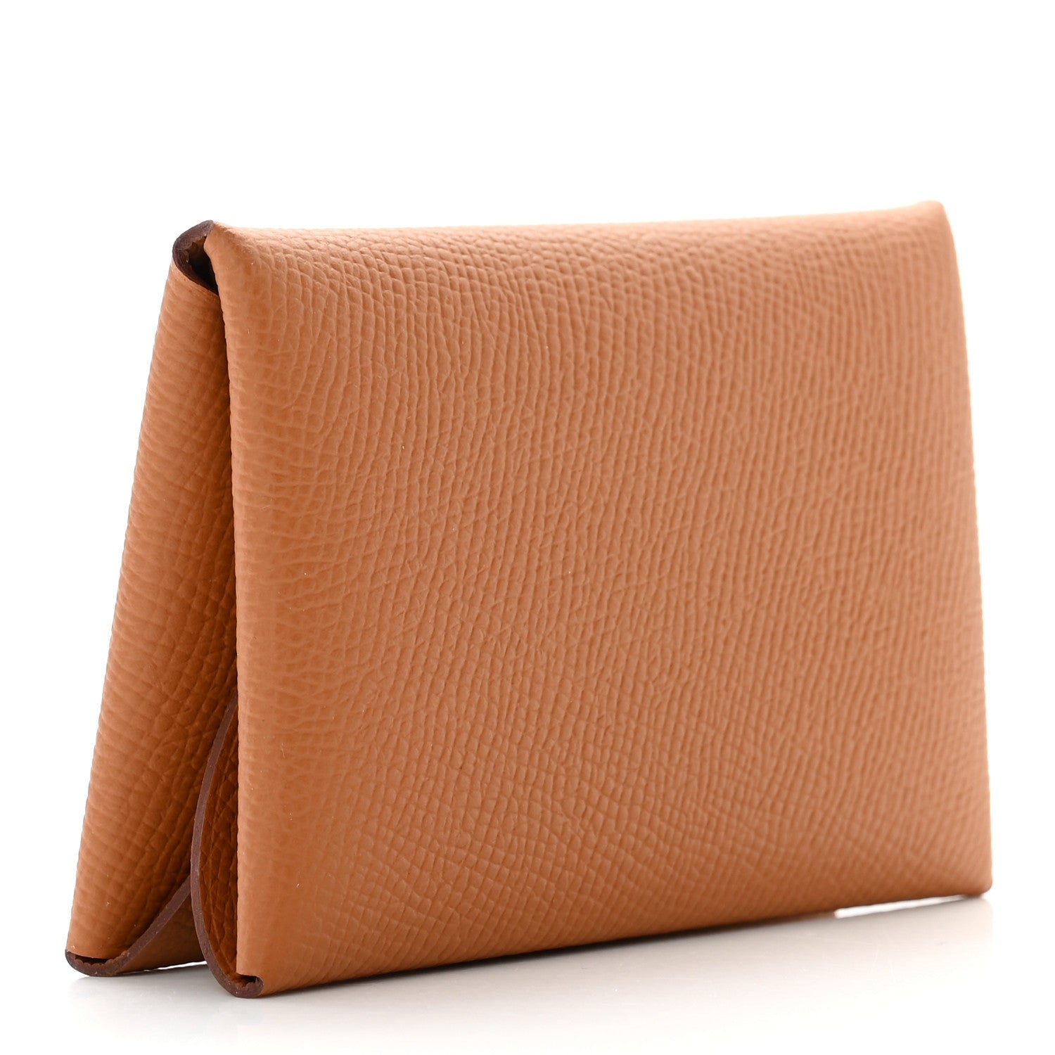 Hermes Epsom Calvi Duo Card Case Gold 3 of 6