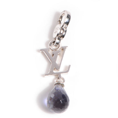 Louis Vuitton 18k White Gold Amethyst Charm 1 of 5
