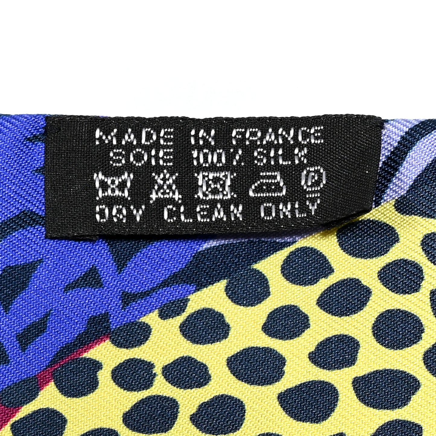 Silk Under The Waves Twilly Mauve Marine Jaune