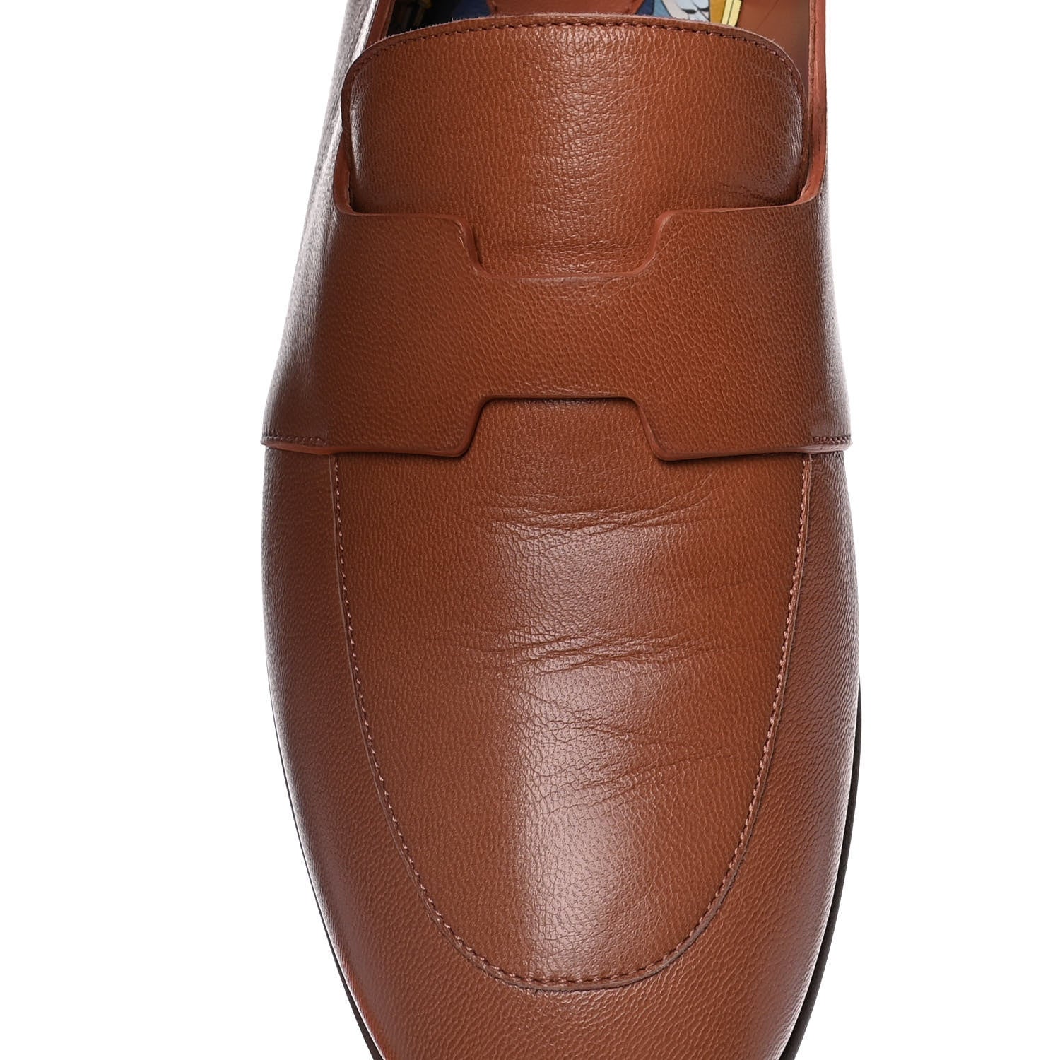 Hermes Goatskin Womens Ancora Moccasin Loafers 39 Rose Bubinga 10 of 13