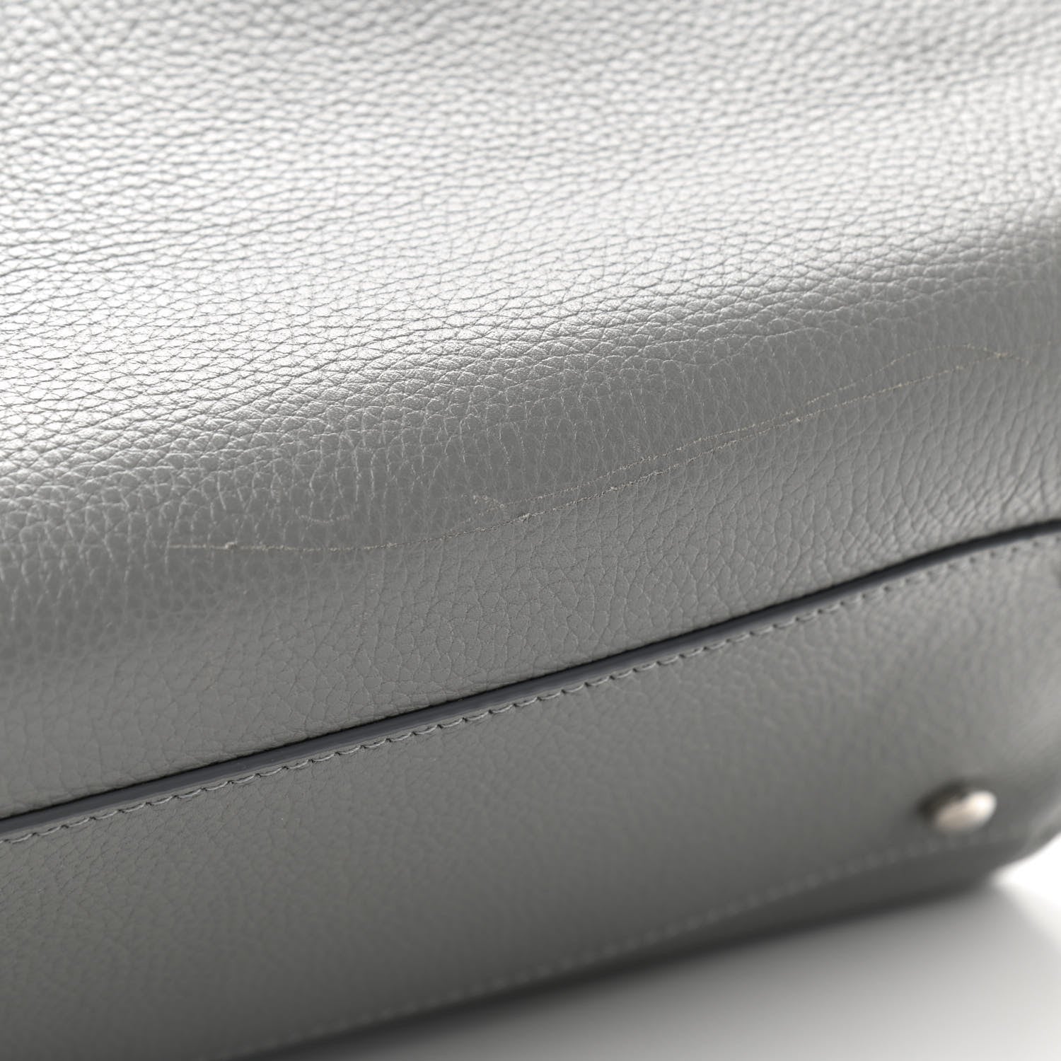 Chanel Grained Calfskin Small Neo Executive Shopper Tote Grey 11 of 11