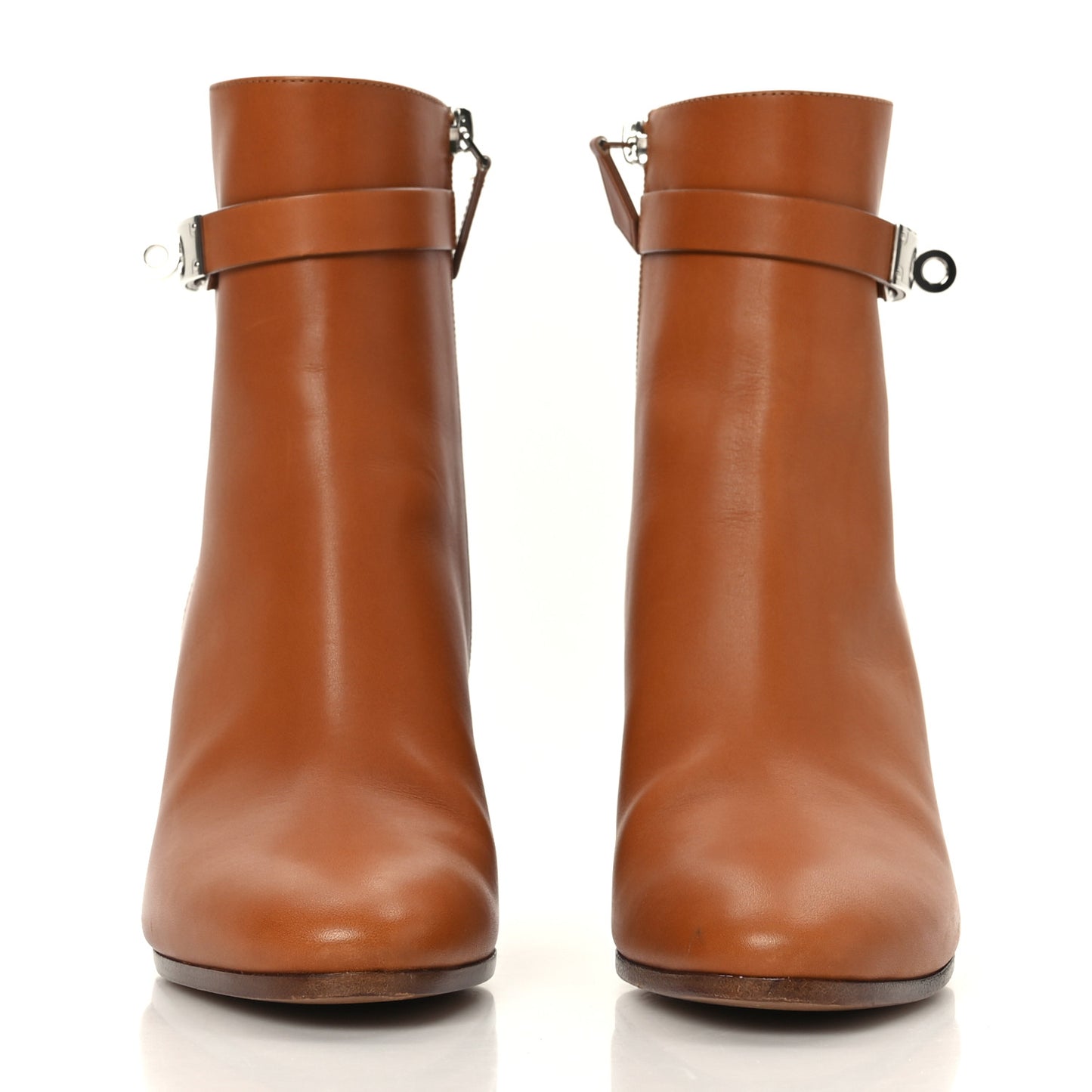Calfskin Saint Germain Ankle Boots 37 Gold