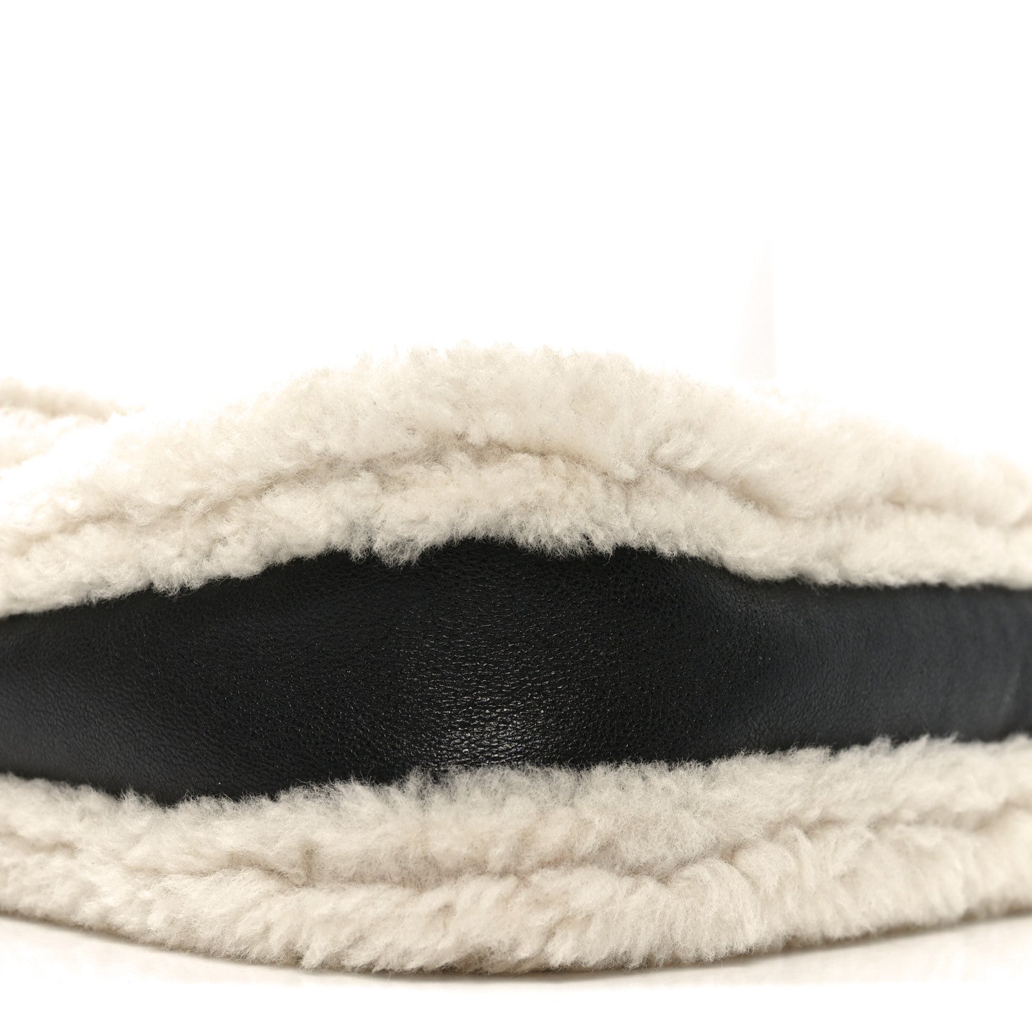 Gucci Sakai Be Green Calfskin Shearling Small Dionysus Shoulder Bag Black 8 of 9