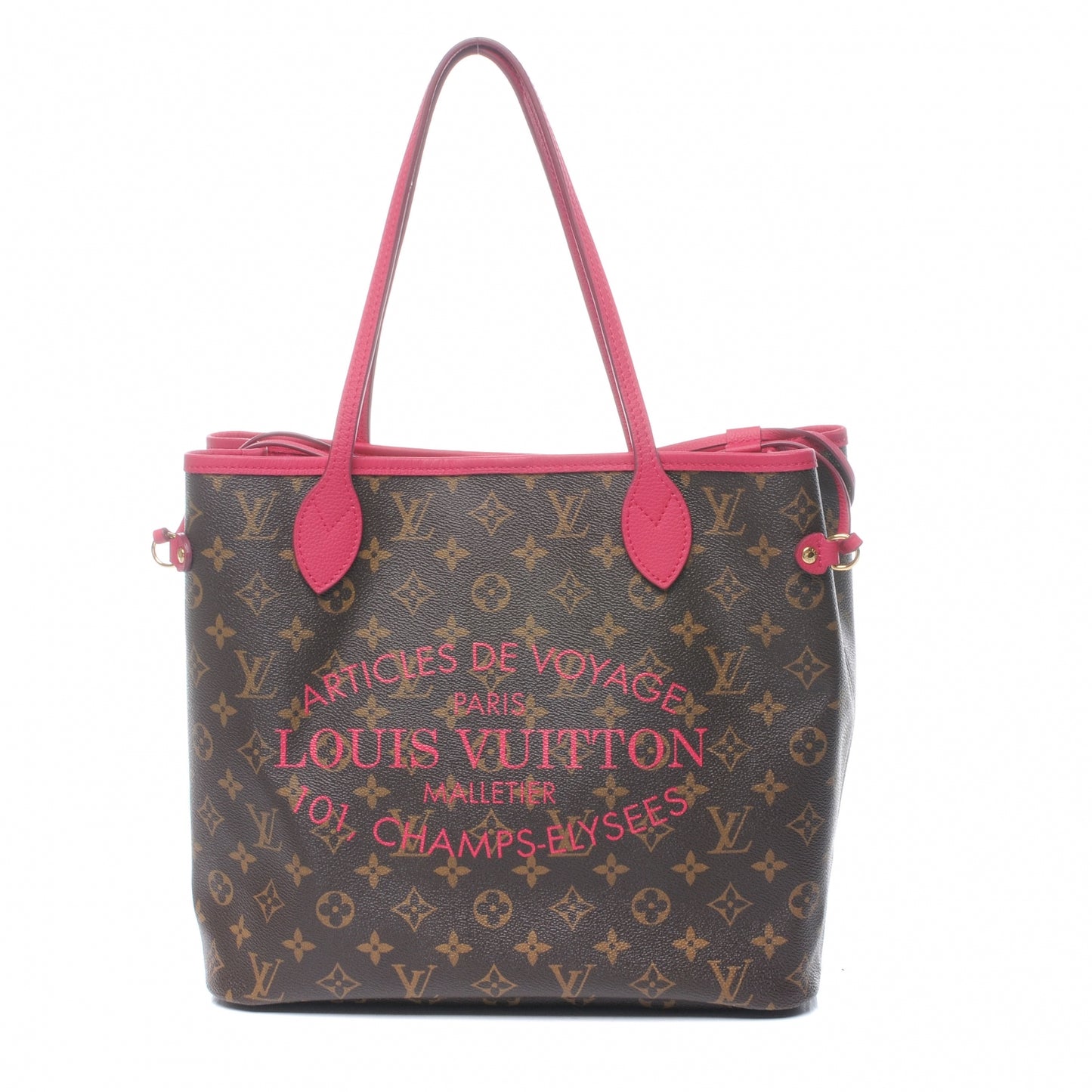 Monogram Articles de Voyage Ikat Neverfull MM Rose Indien