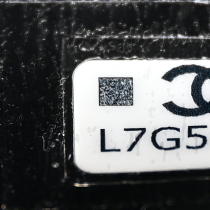 Chanel Shiny Aged Calfskin Quilted Mini Nano Kelly Shopper Black 7 of 9