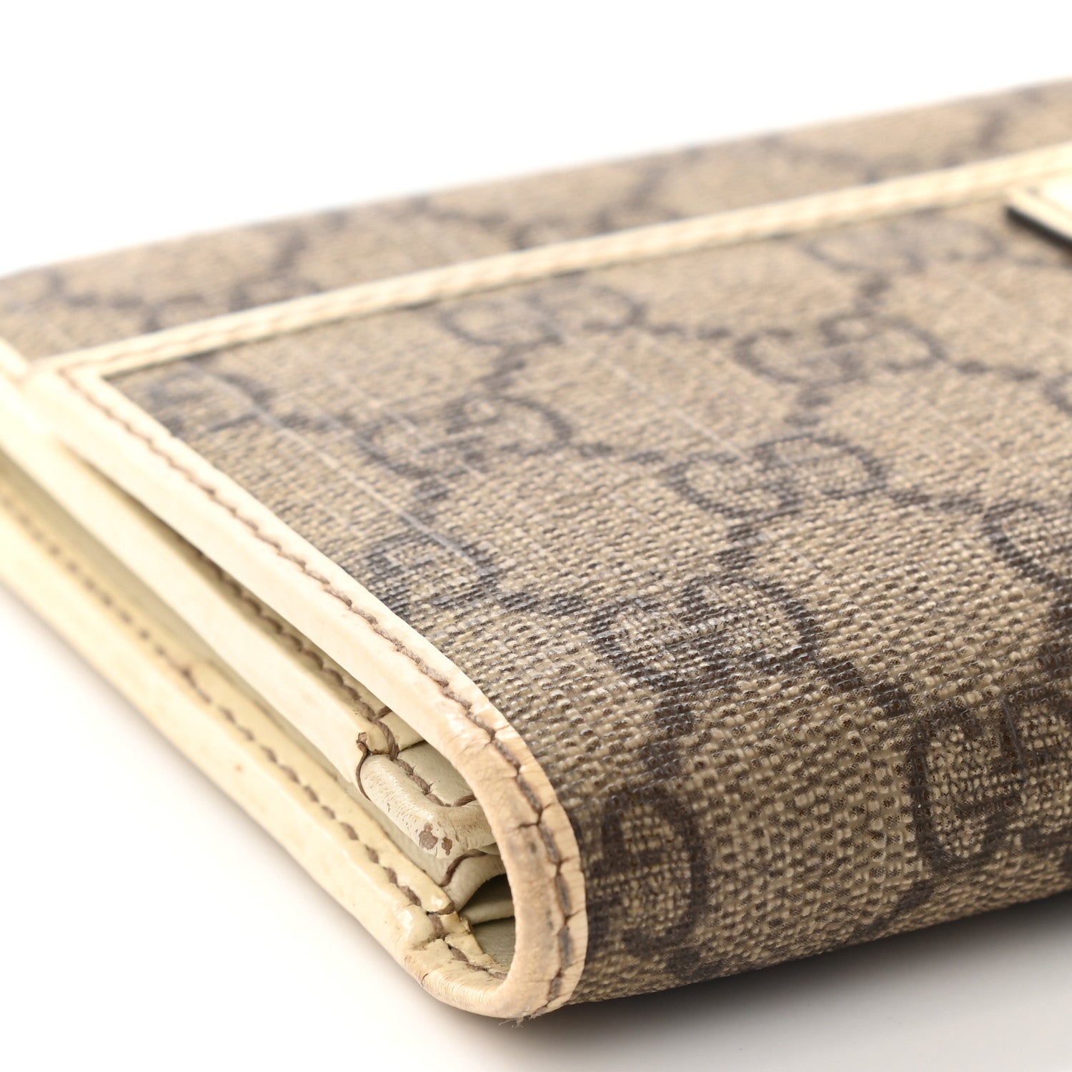 Gucci GG Plus Monogram Joy Continental Flap Wallet Beige Ebony Gesso 17 of 20