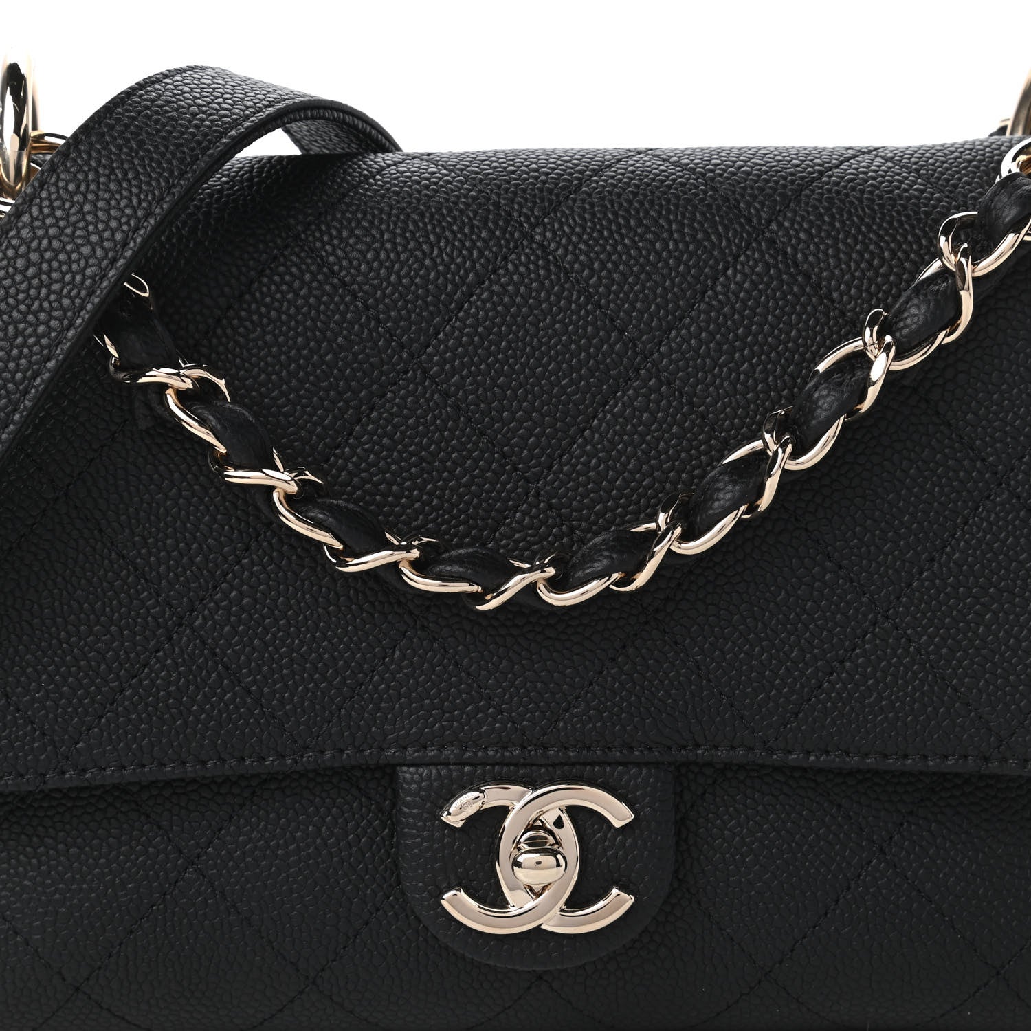 Chanel Caviar Quilted City Walk Flap Black 10 of 11