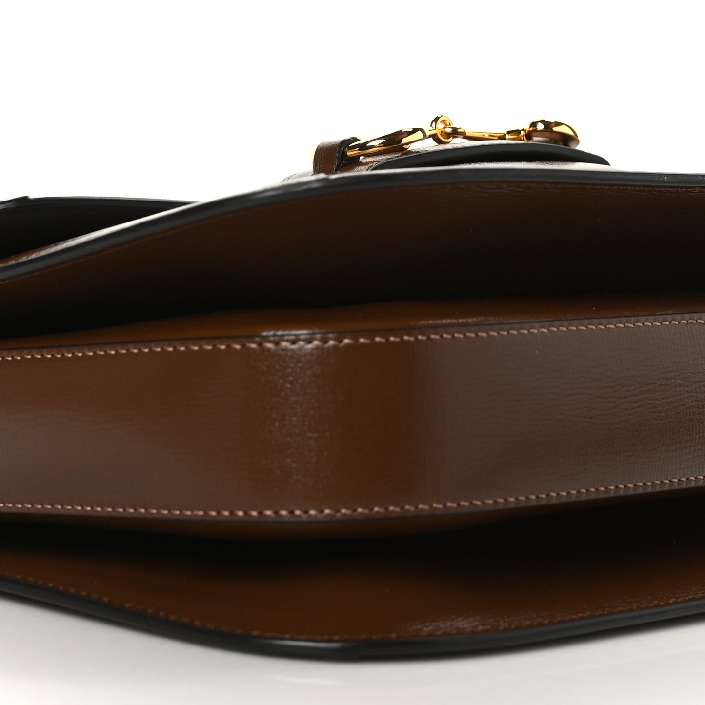 GG Supreme Monogram Horsebit 1955 Shoulder Bag Beige Brown Sugar