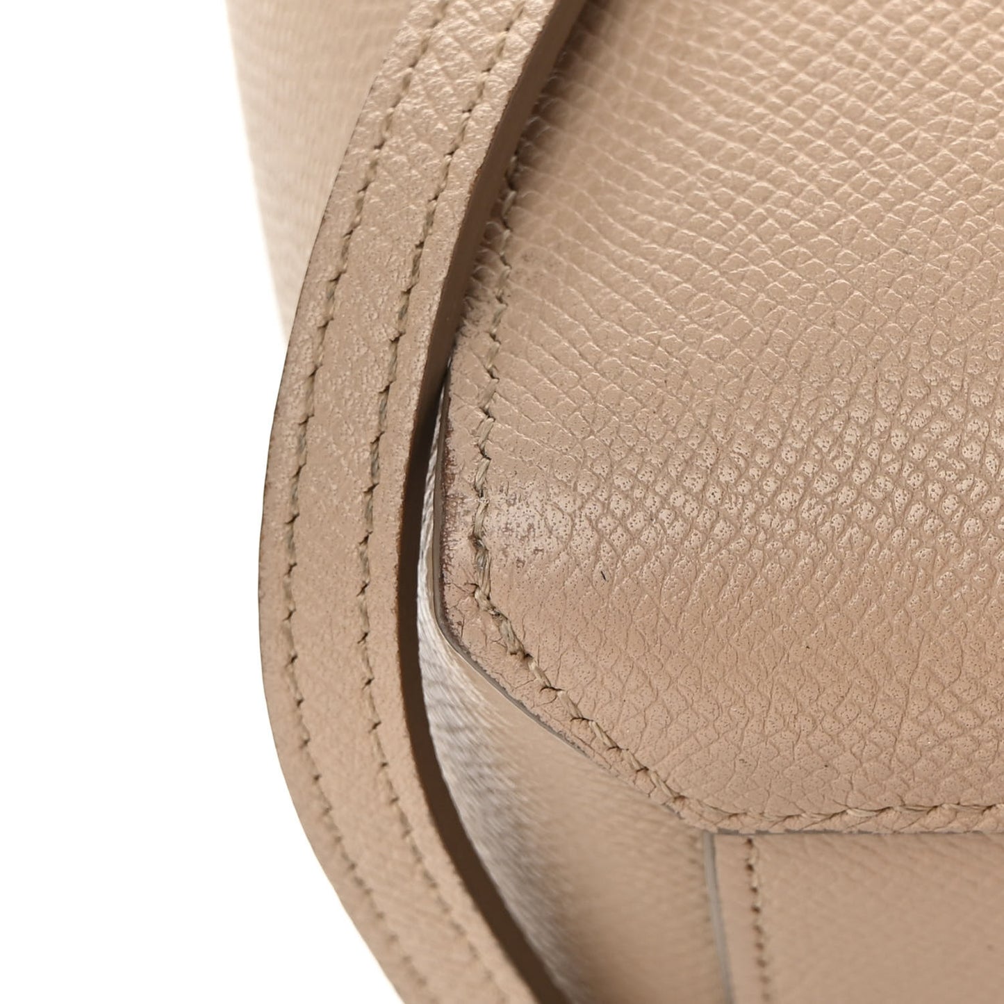 Grained Calfskin Pico Belt Bag Light Taupe