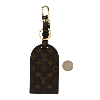 Louis Vuitton X FORNASETTI Calfskin Architettura Luggage Tag Bag Charm Key Holder Black White 2 of 3
